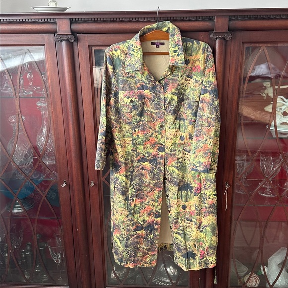 Boho Liberty Art Fabrics Shirt Dress All Cotton - Picture 7 of 7